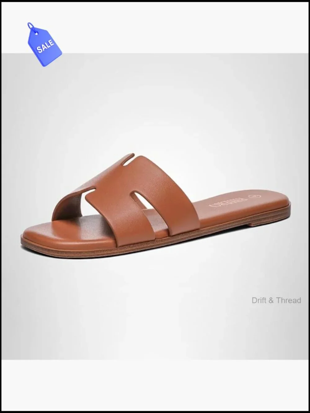 Slide Sandals Cushioned Footbed Square Toe Comfort Summer
